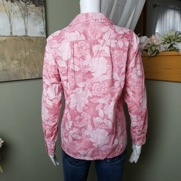 LL Bean Floral Blouse - Picture 2 of 9